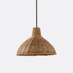 Alaya 26cm Diameter Rattan Ceiling Light - thumbnail 3