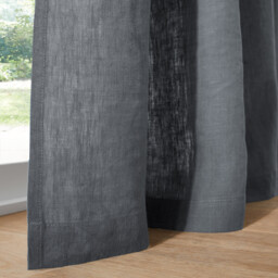 Onega Washed Linen Curtain with Eyelets - thumbnail 3