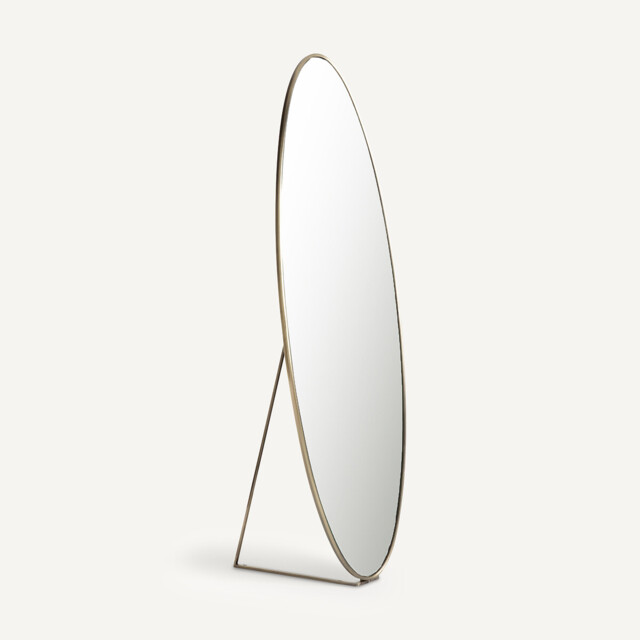 Koban H170cm Oval Metal Standing Mirror - image 1