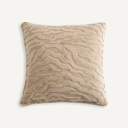 Megara Embroidered Fleece Cushion Cover