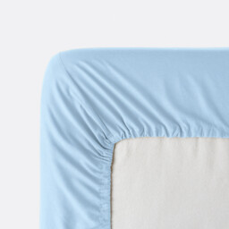 Kumco Plain Washed Cotton Fitted Sheet, 30cm Flap - thumbnail 4