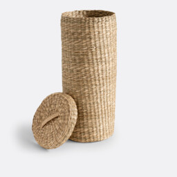 Nove Seagrass Toilet Roll Basket - thumbnail 2