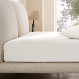 Elina Washed Linen Mattress Topper Fitted Sheet