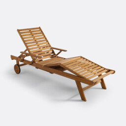 Euka Acaica Sun Lounger with Armrests - thumbnail 4
