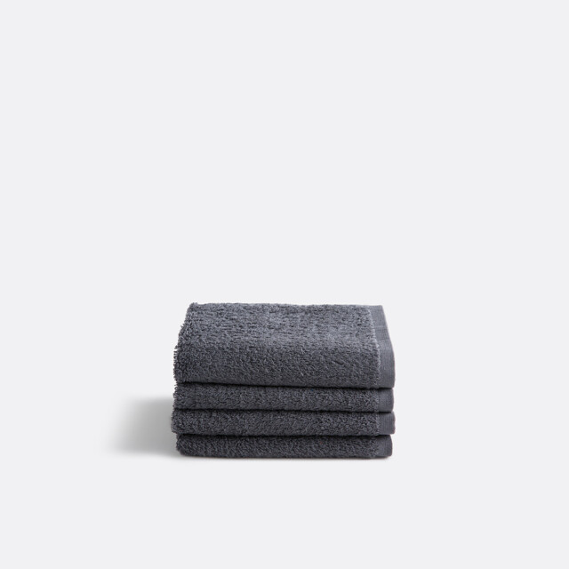 Set of 4 Scenario Terry Guest Towels 500g/m2 - image 1