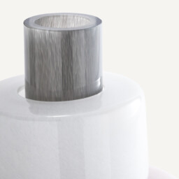 Maveo Blown Glass Vase with 4 Rings H25cm - thumbnail 3