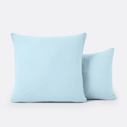 Kumla Plain Cotton Muslin Pillowcase