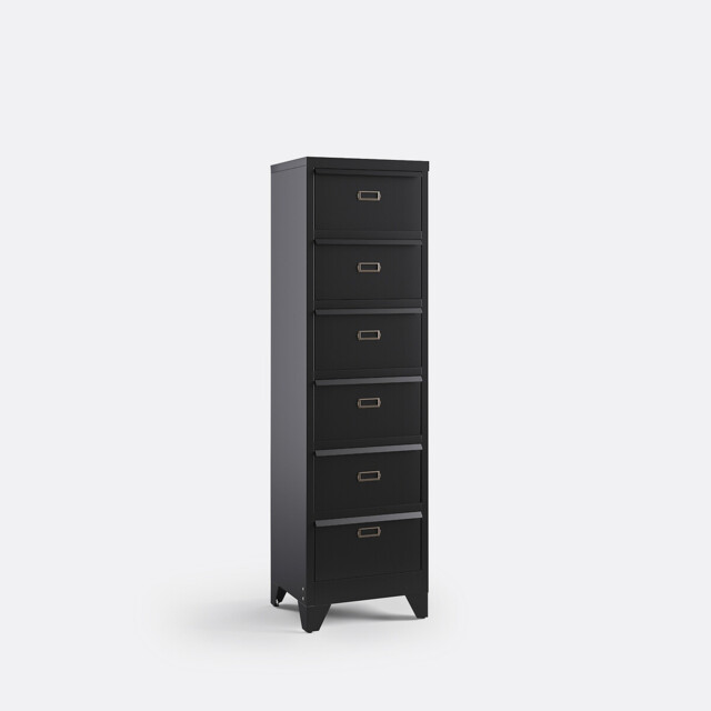 Hiba Metal Drawer Unit with Labels - image 1