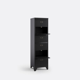 Hiba Metal Drawer Unit with Labels - thumbnail 4