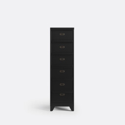 Hiba Metal Drawer Unit with Labels - thumbnail 3