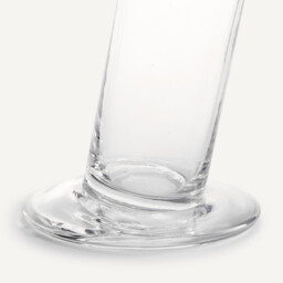 Stille Slanted Cylindrical Vase in Glass H31cm - thumbnail 3