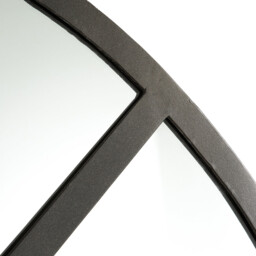 Lenaig 110 X 170cm Arched Industrial Metal Window Mirror - thumbnail 3