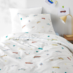 Emiliano Duvet Cover Set in 50% Recycled Cotton - thumbnail 1