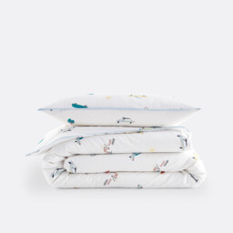 Emiliano Duvet Cover Set in 50% Recycled Cotton - thumbnail 4