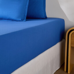 Scenario Cotton Percale 200 Thread Count Fitted Sheet, 35cm Flap - thumbnail 1
