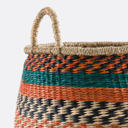 Balia Multicoloured Woven Basket - thumbnail 3