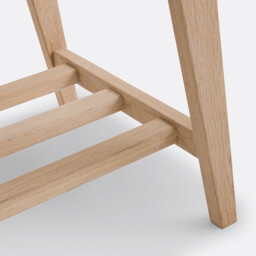 Kioto Solid Oak Hallway Storage Bench - thumbnail 4
