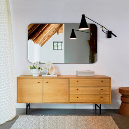 Caligone H140cm Aged Brass Mirror - thumbnail 3