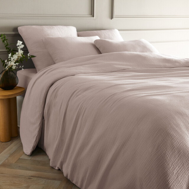 Yafa Organic Cotton Muslin Duvet Cover - image 1