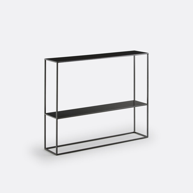 Miva 2-Tier Steel Console Table - image 1