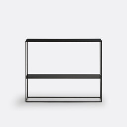 Miva 2-Tier Steel Console Table - thumbnail 3