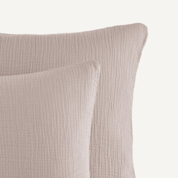 Yafa 100% Organic Cotton Muslin 200 Thread Count Pillowcase - thumbnail 3