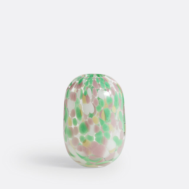 Miaro 15cm High Spotted Glass Vase - image 1
