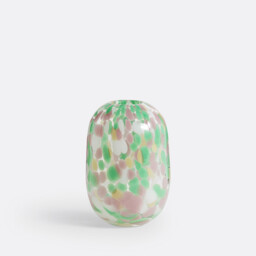 Miaro 15cm High Spotted Glass Vase - thumbnail 1