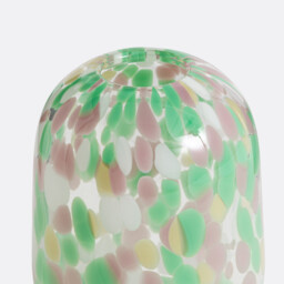 Miaro 15cm High Spotted Glass Vase - thumbnail 3