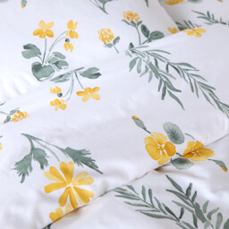 Jeanille Cotton Bed Set with Square Pillowcase - thumbnail 2