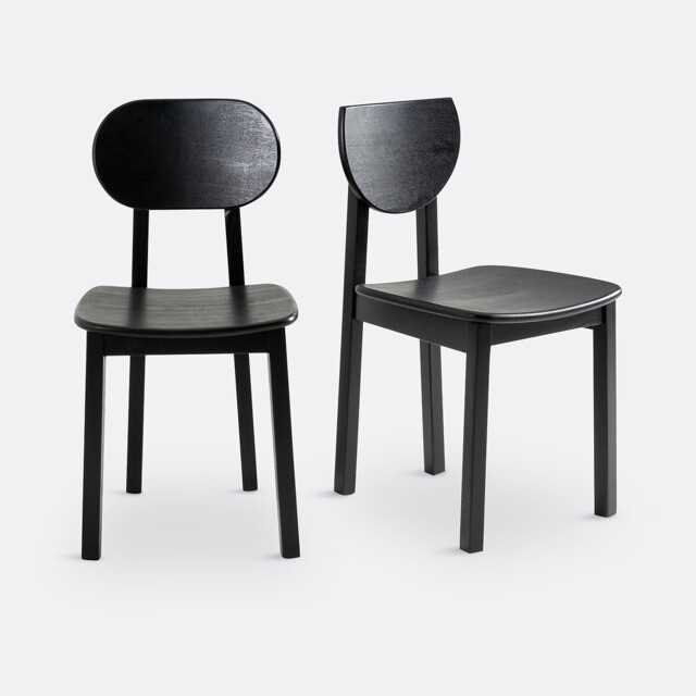 Set of 2 Tribal Ash Chairs - image 1
