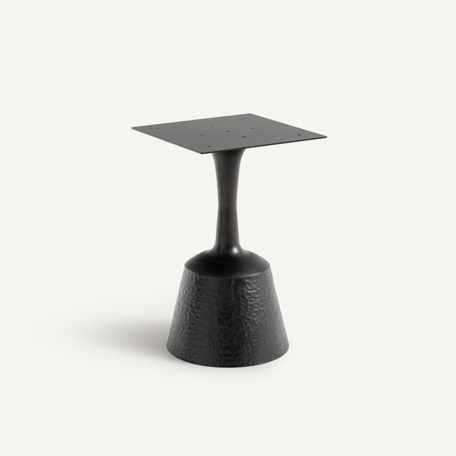 Leor Table Base in Hammered Iron - image 1