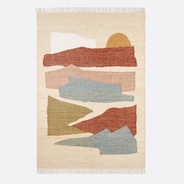 Quilo Vintage Pattern Rug in Jute - image 1