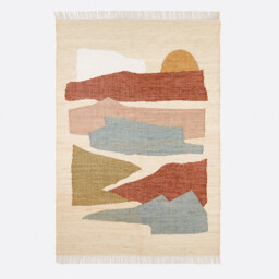 Quilo Vintage Pattern Rug in Jute - thumbnail 1