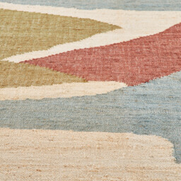 Quilo Vintage Pattern Rug in Jute - thumbnail 4