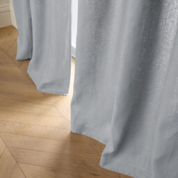 Private Curtain in Lined Washed Linen with Concealed Tabs - thumbnail 2