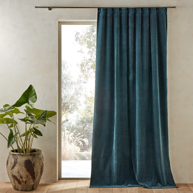 Nyodhi Stonewashed Velvet Curtain - image 1