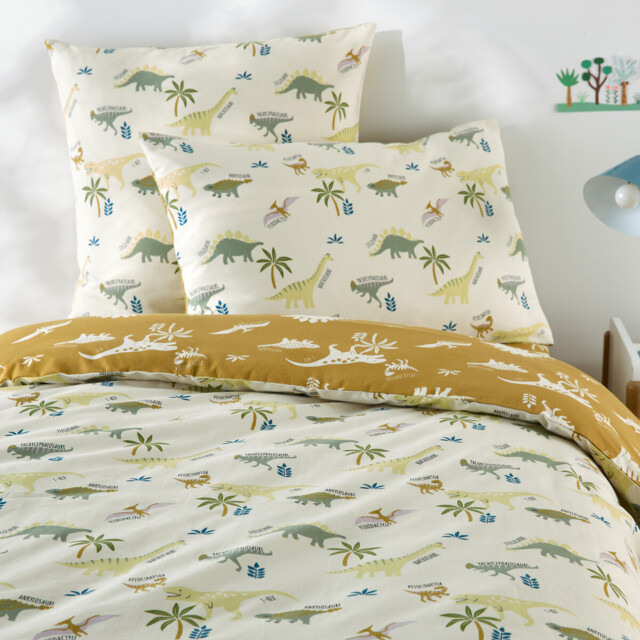 Alnis Child's Dinosaur Print Organic Cotton Duvet Cover - image 1
