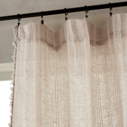 Plumaka Linen Mix Voile Curtain Panel - thumbnail 3