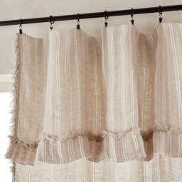 Plumaka Linen Mix Voile Curtain Panel - thumbnail 4