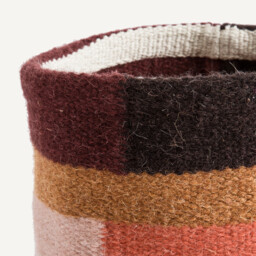 Set of 2 Kanta Small Kilim Baskets - thumbnail 2