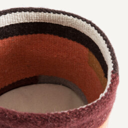 Set of 2 Kanta Small Kilim Baskets - thumbnail 3
