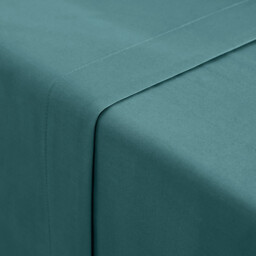 Scenario Plain Cotton Percale 200 Thread Count Flat Sheet - thumbnail 2