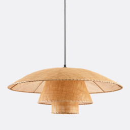 Lola 80cm Diameter Rattan Ceiling Light
