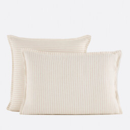 Linot Striped Washed Linen Pillowcase