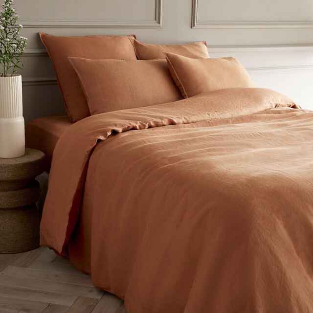 Elina Washed Linen Duvet Cover - image 1