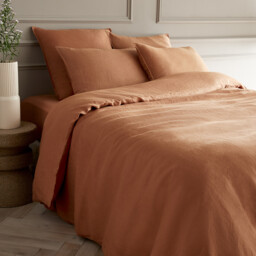 Elina Washed Linen Duvet Cover - thumbnail 1