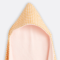 Croizic Cotton Muslin & Towelling Bath Cape - thumbnail 2