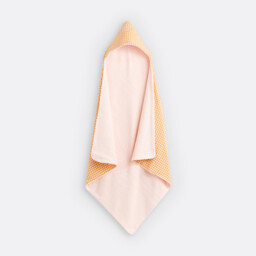 Croizic Cotton Muslin & Towelling Bath Cape - thumbnail 1
