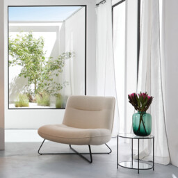 Sybil Tempered Glass Side Table - thumbnail 2